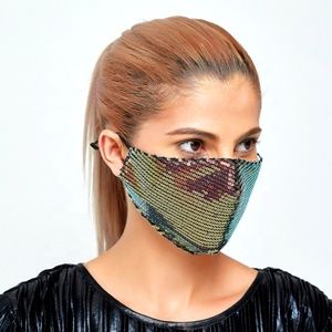 Gold Colour Change Face Mask